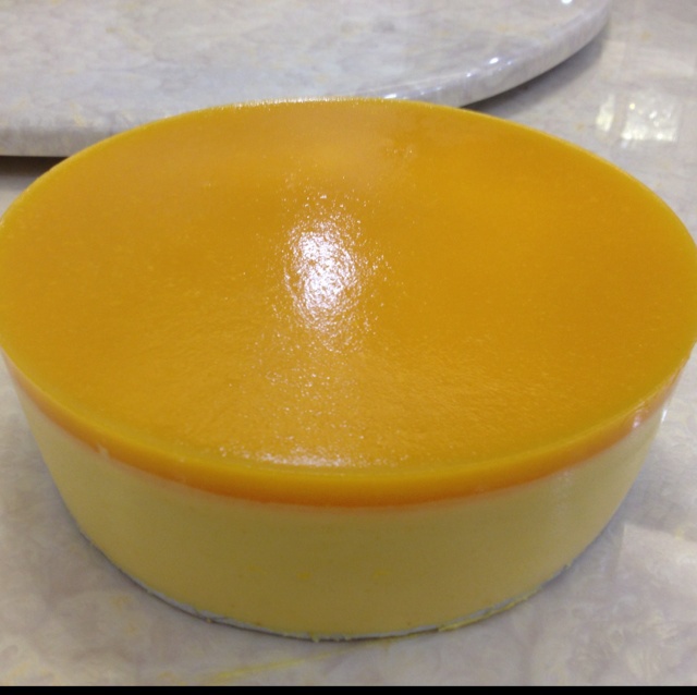 料超足的芒果慕斯蛋糕