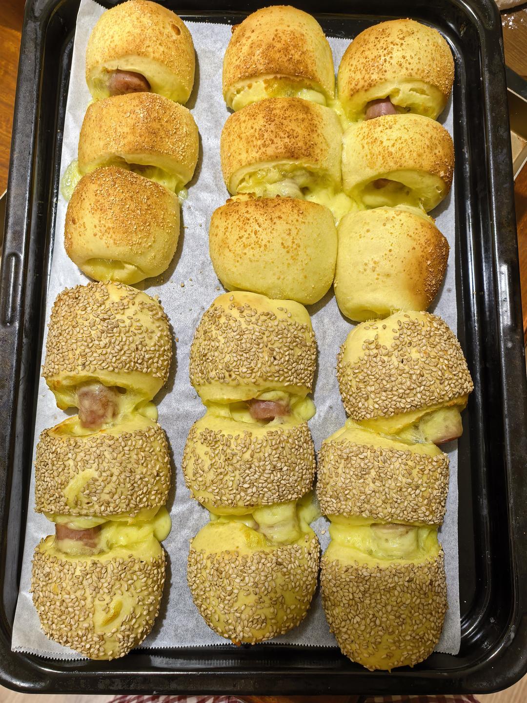 一口芝士小面包