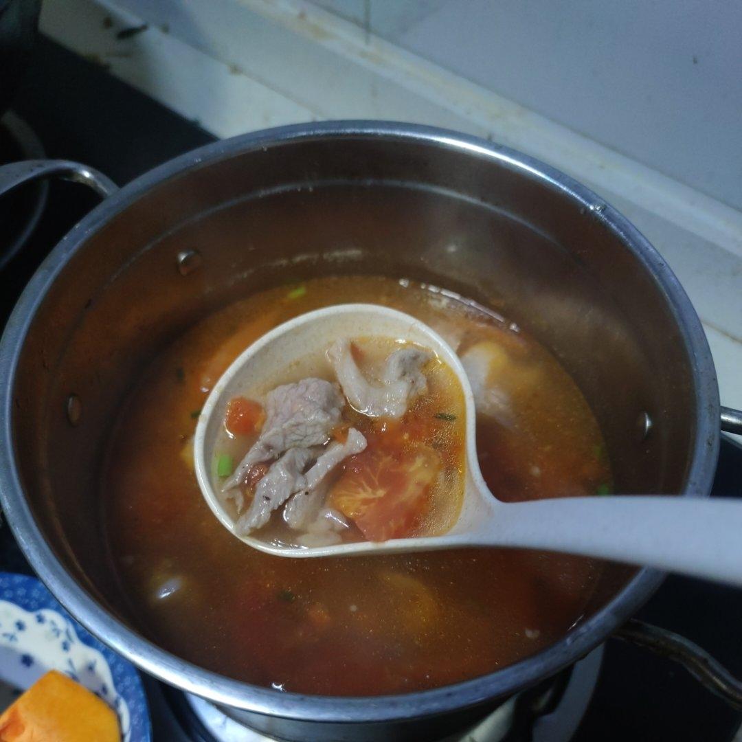 🍅开胃的番茄滑肉片汤