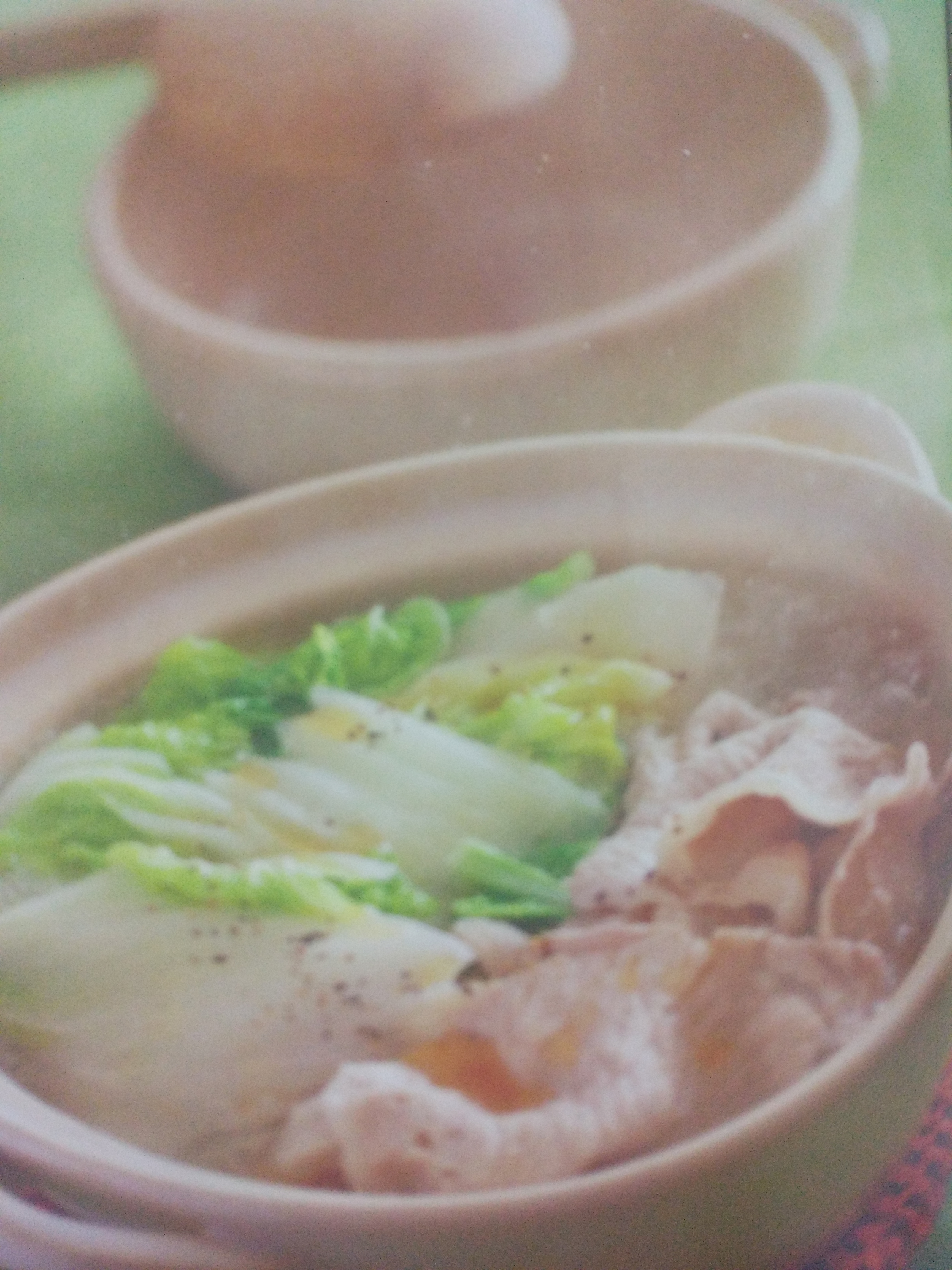 白菜芝麻盐锅的做法