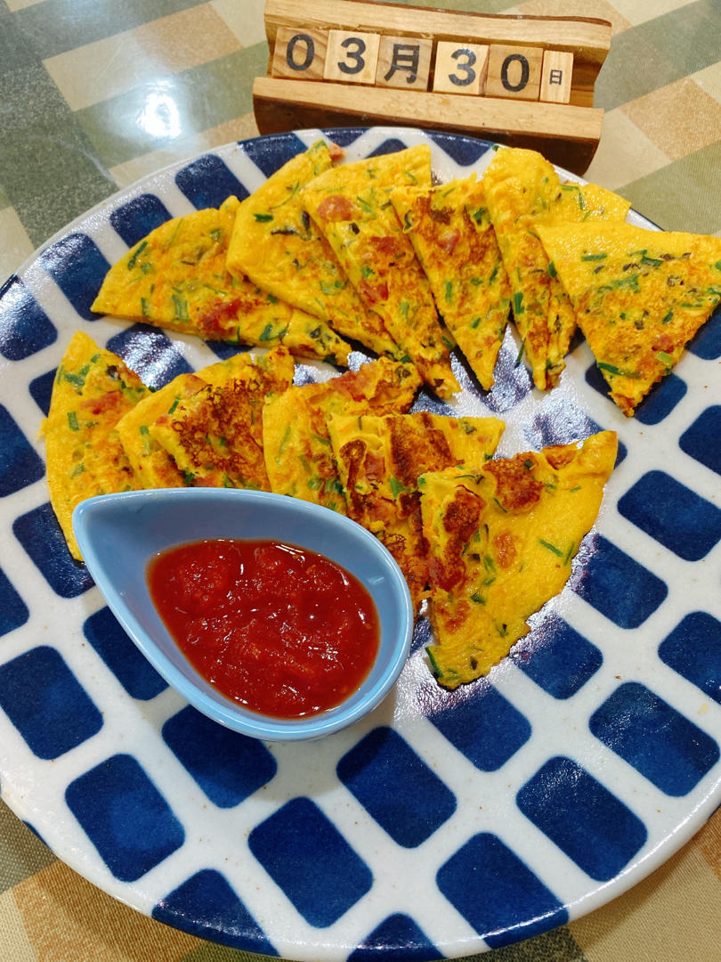 两岁豆子早餐打卡