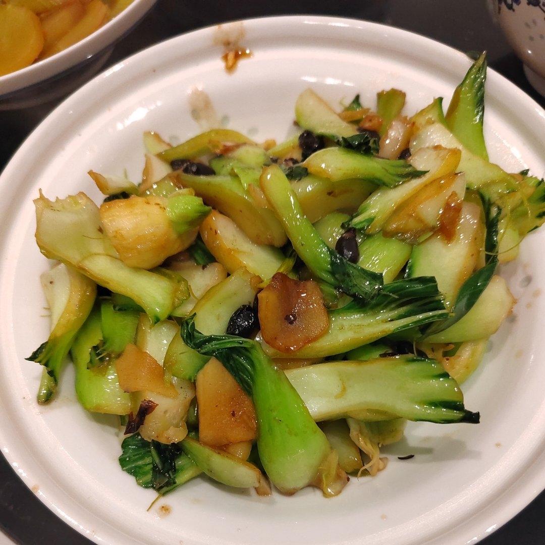 小炒青菜梗