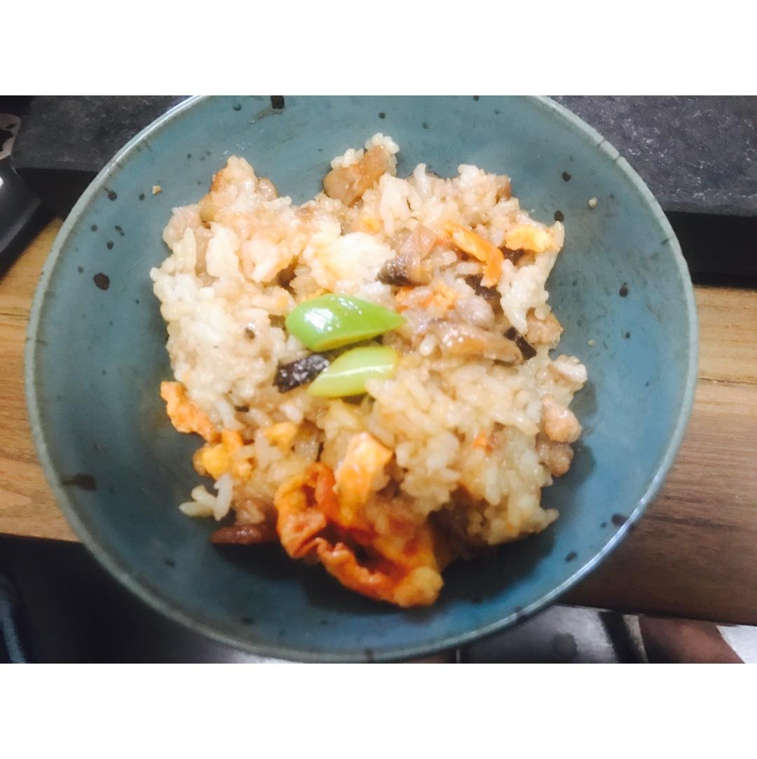 香菇肉丁油饭