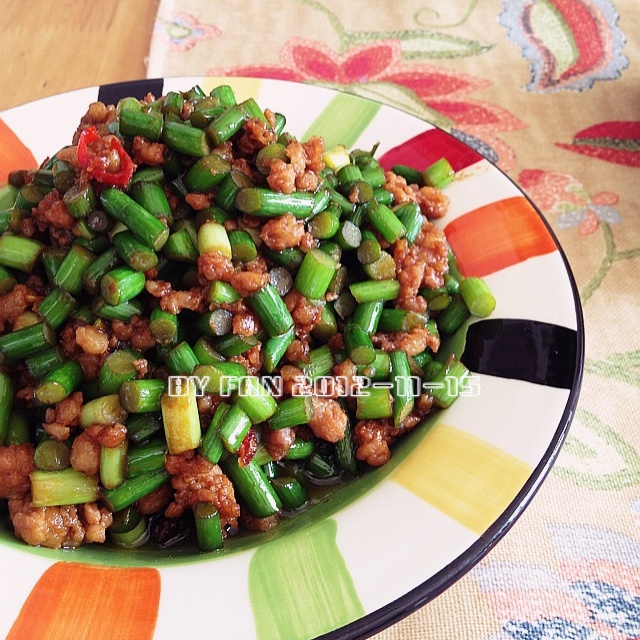 豆豉炒肉丁