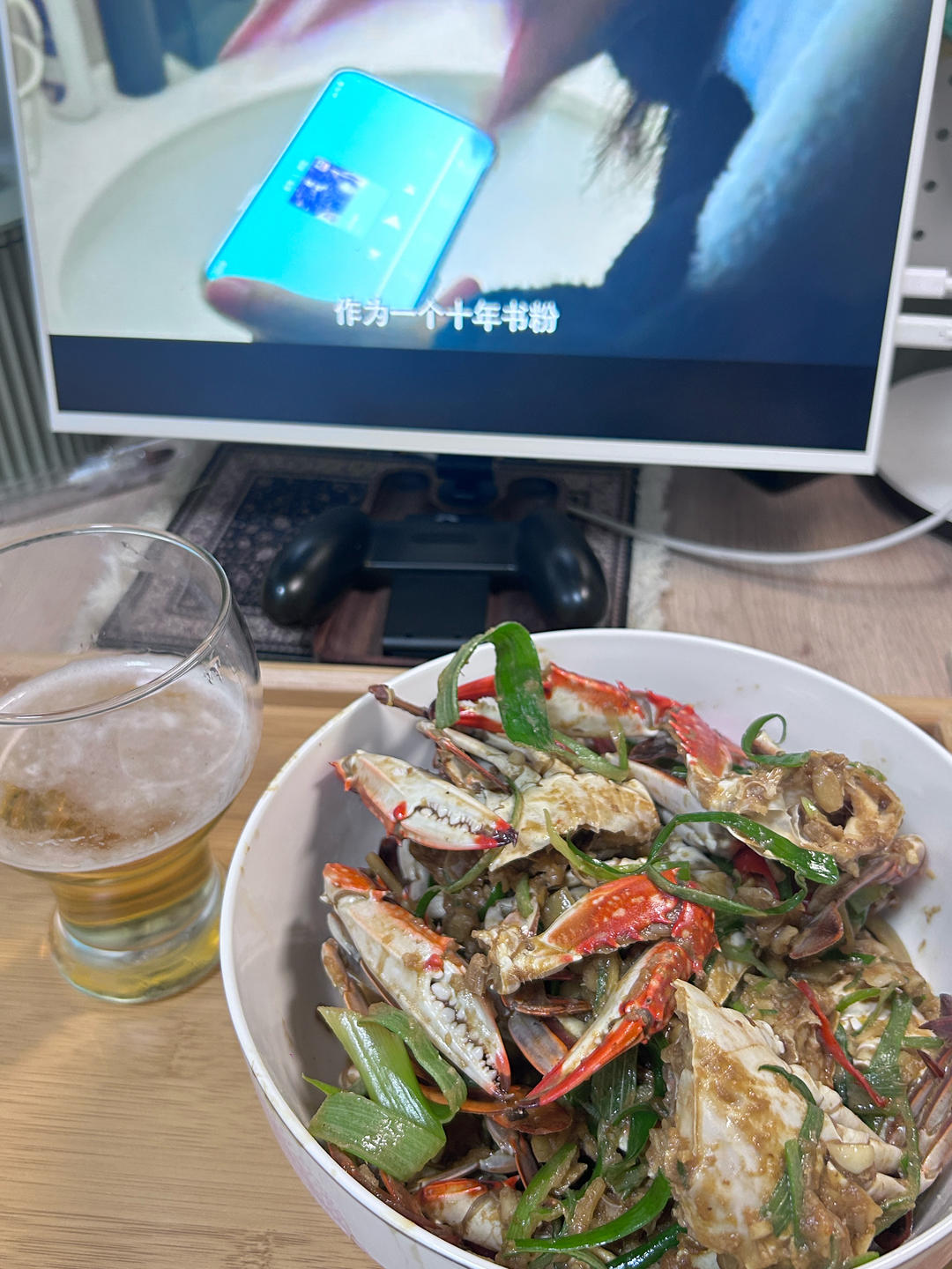 姜葱炒梭子蟹