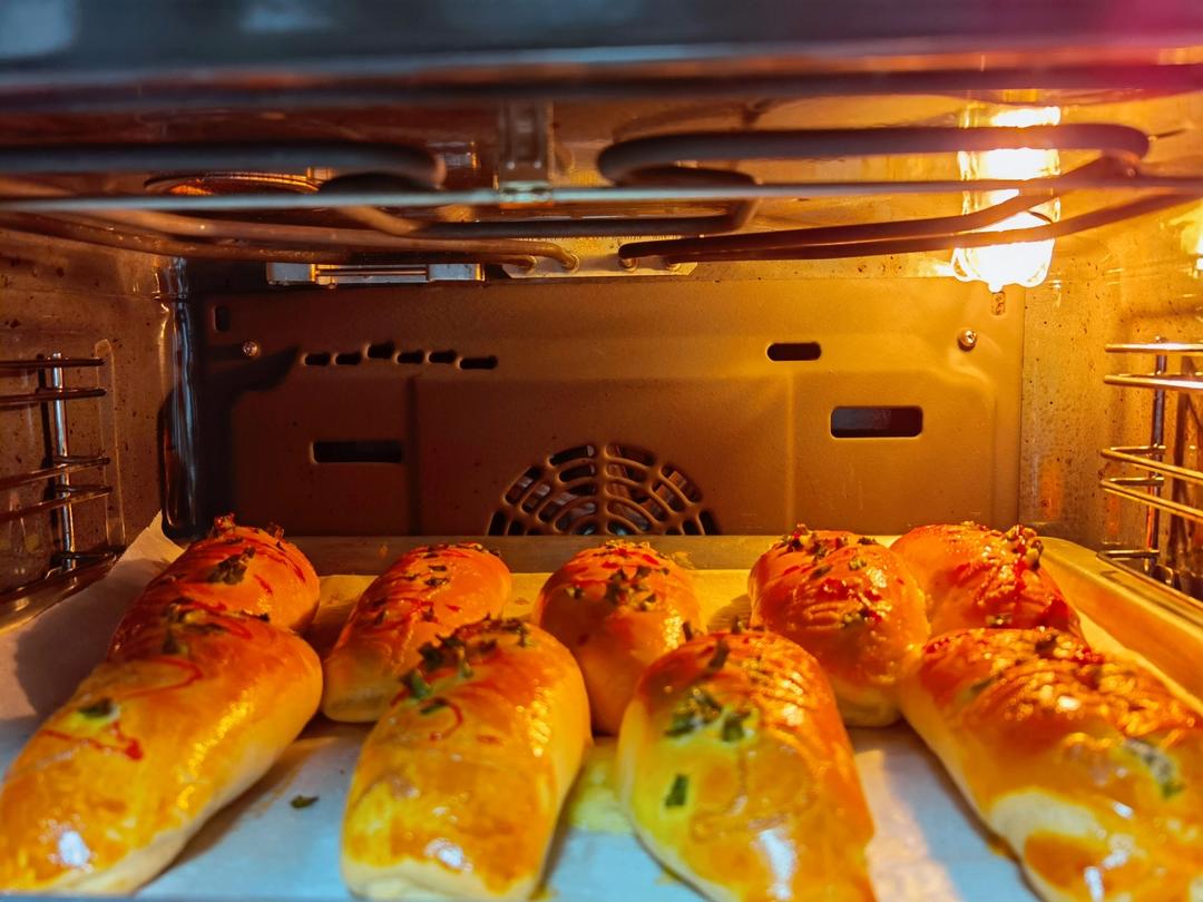 香葱火腿肉松面包