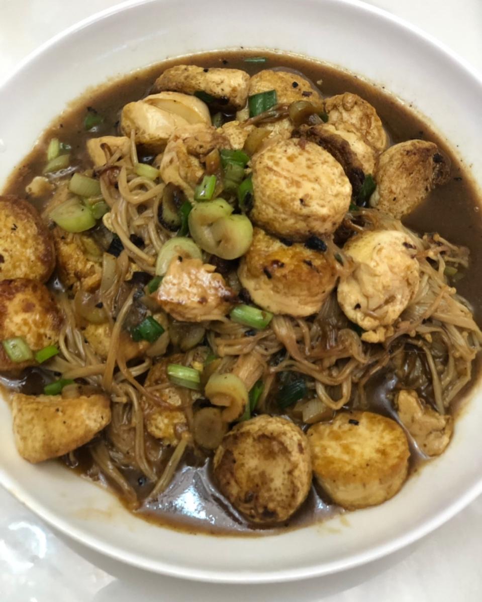 超级下饭菜--金针菇日本豆腐
