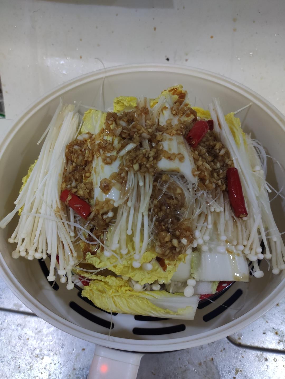 蒜蓉粉丝娃娃菜