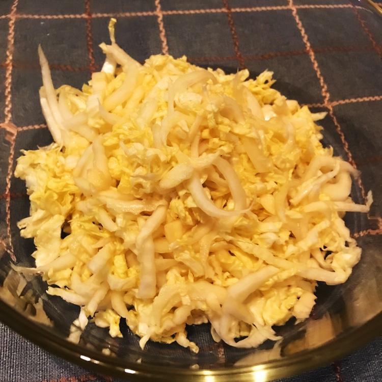 凉拌白菜丝