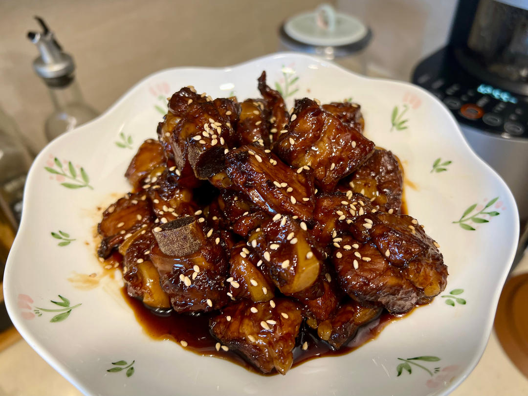 糖醋排骨/糖醋小排（不放油）（12345口诀做出正宗上海本帮）