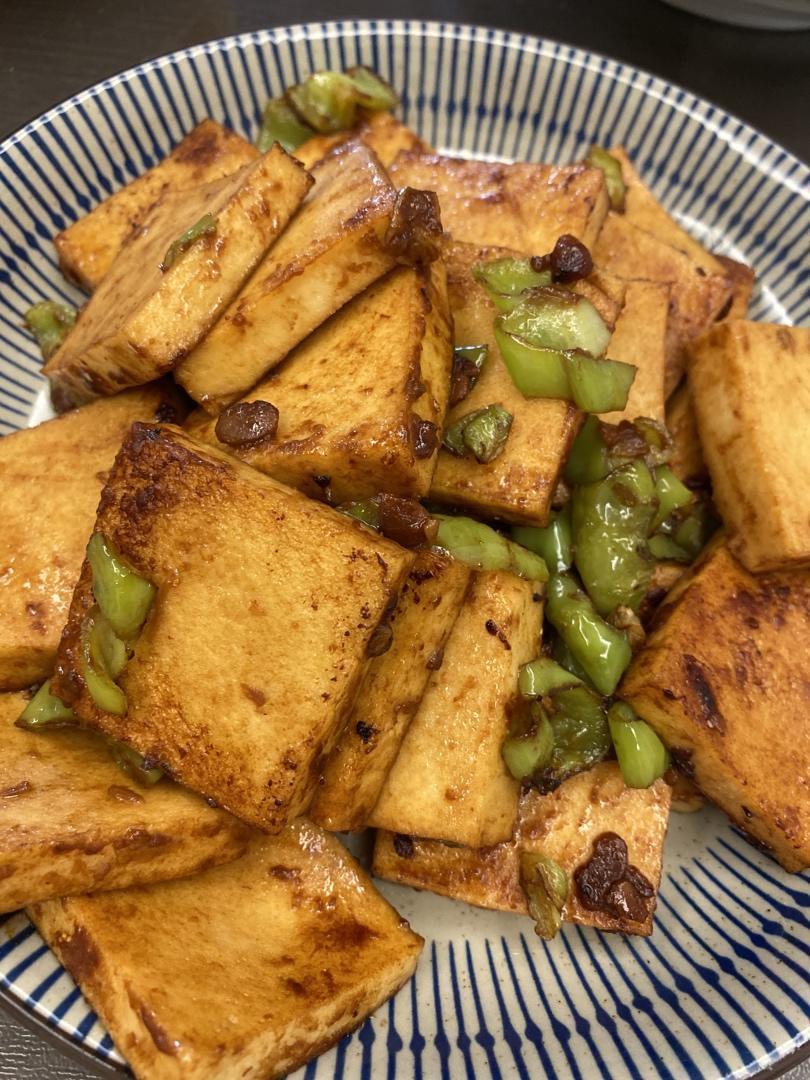 干锅千叶豆腐，千页豆腐
