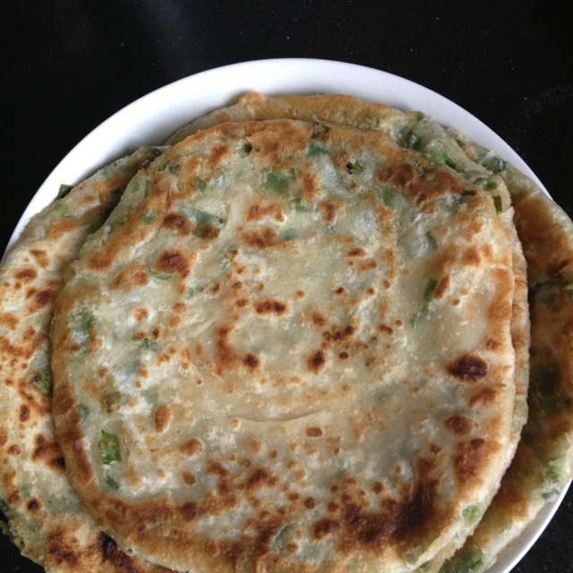 椒盐葱油饼
