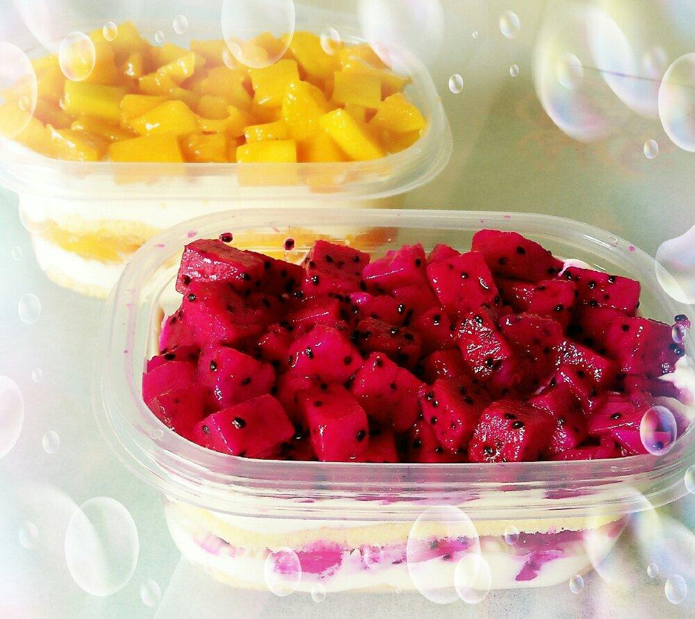 水果盒子蛋糕（低糖低油版）