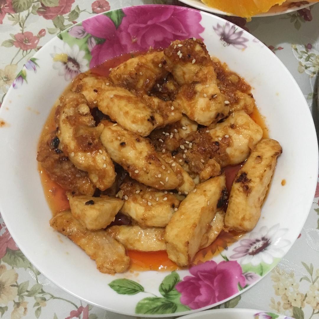 酸甜可口的糖醋里脊(鸡胸肉版)