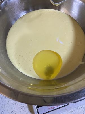 大理石纹可可轻乳酪蛋糕（可可粉/消耗奶油奶酪/不用黄油/八寸方盘）的做法 步骤9
