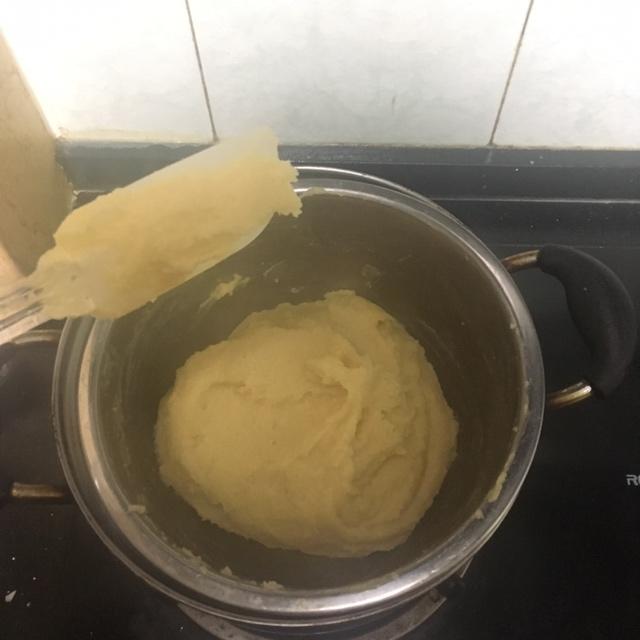 让豆渣变废为宝de蛋奶酥馅的做法 步骤2