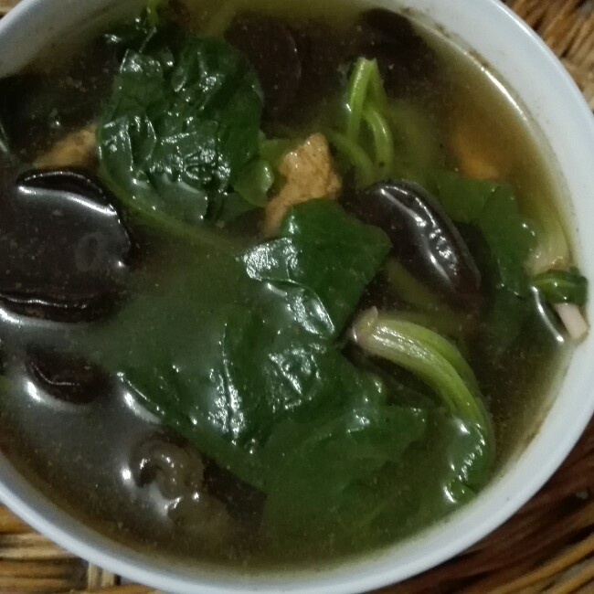 菠菜汤的做法