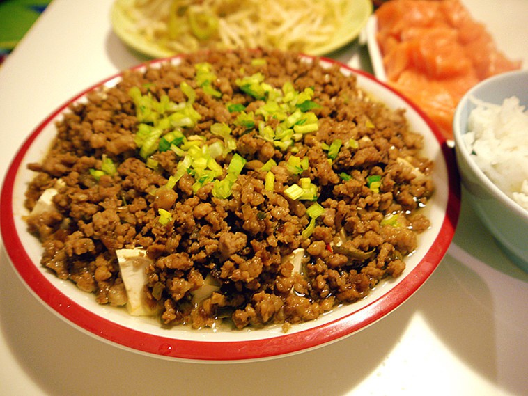 肉末蒸豆腐