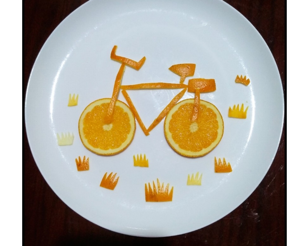 橙子水果拼盘