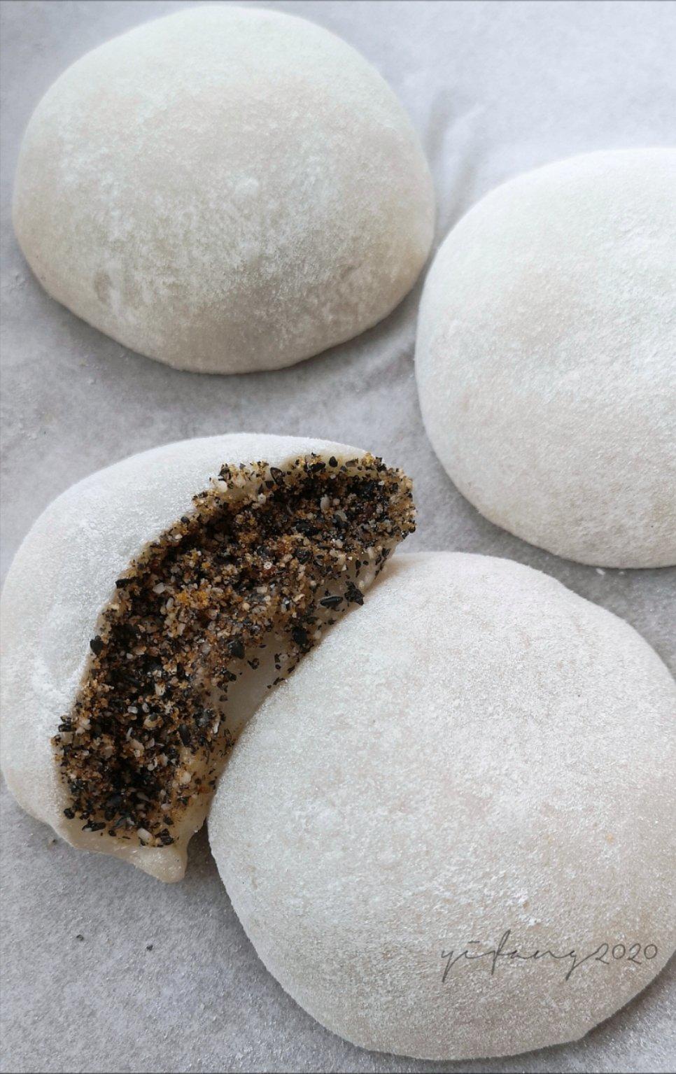 芥末海洋饼干做的客家糯米糍粑