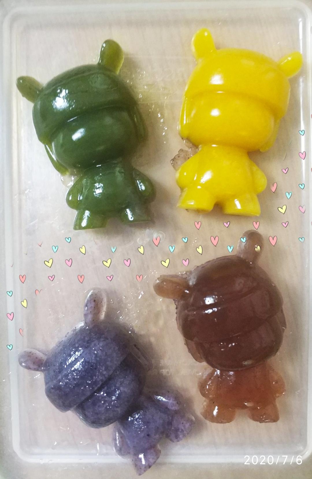 彩虹马蹄糕做法，钵仔糕制作方法，糕点详细教程