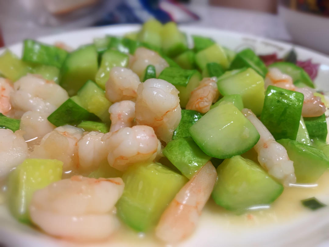 sunobody做的黄瓜炒虾仁