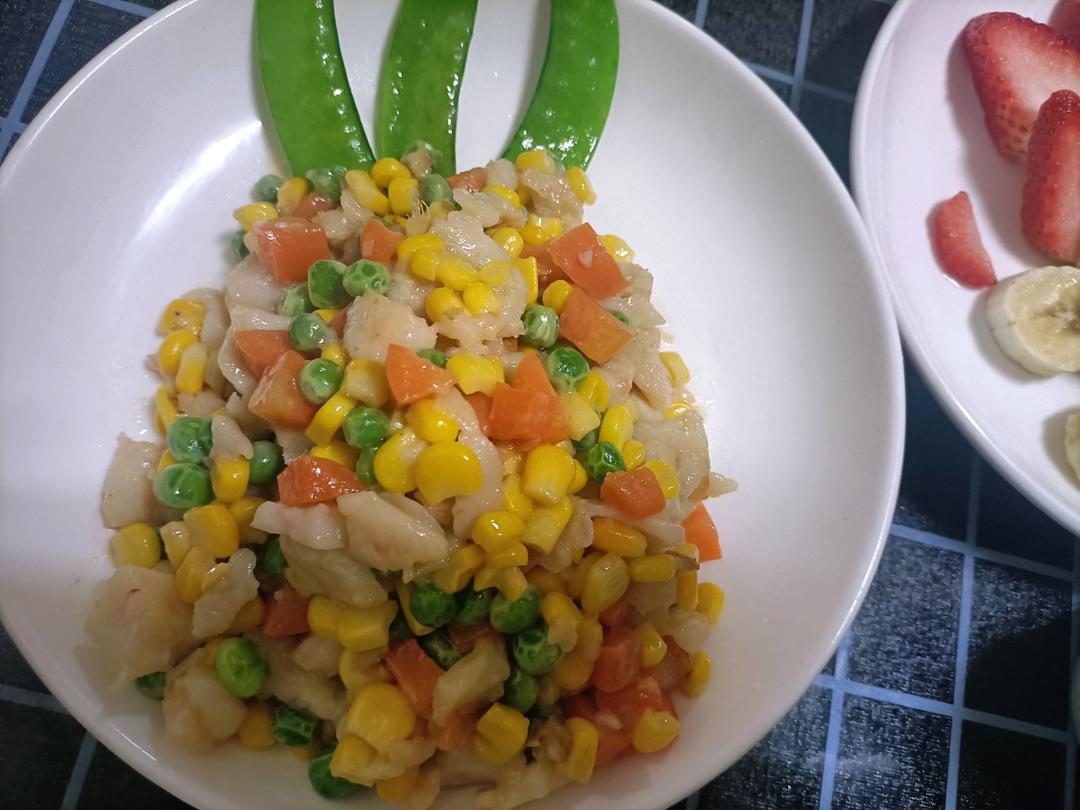 菠萝版金玉满堂（三色鸡丁）