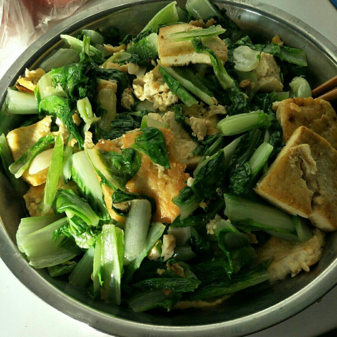 青菜炒豆腐