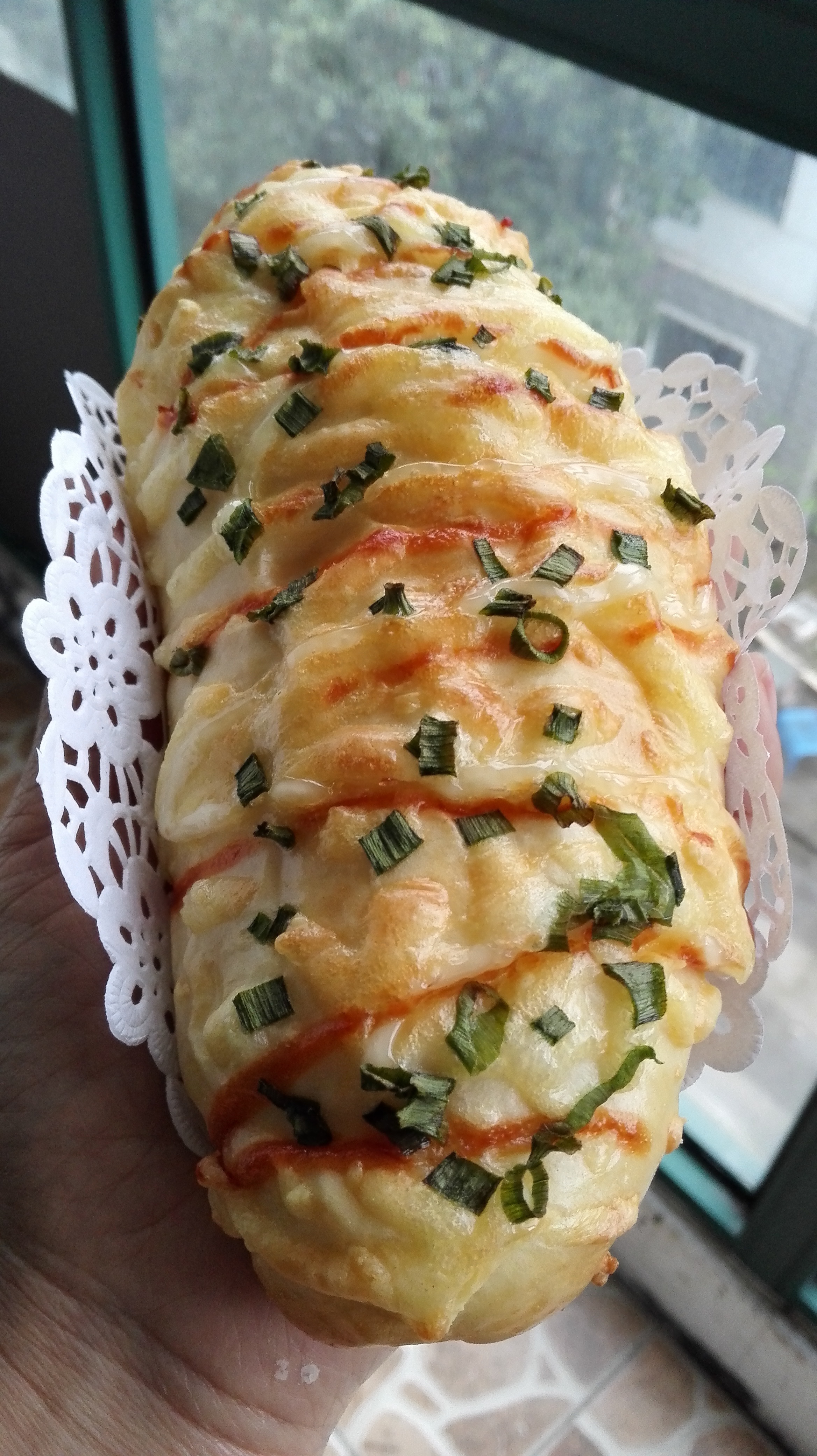 葱香芝士面包