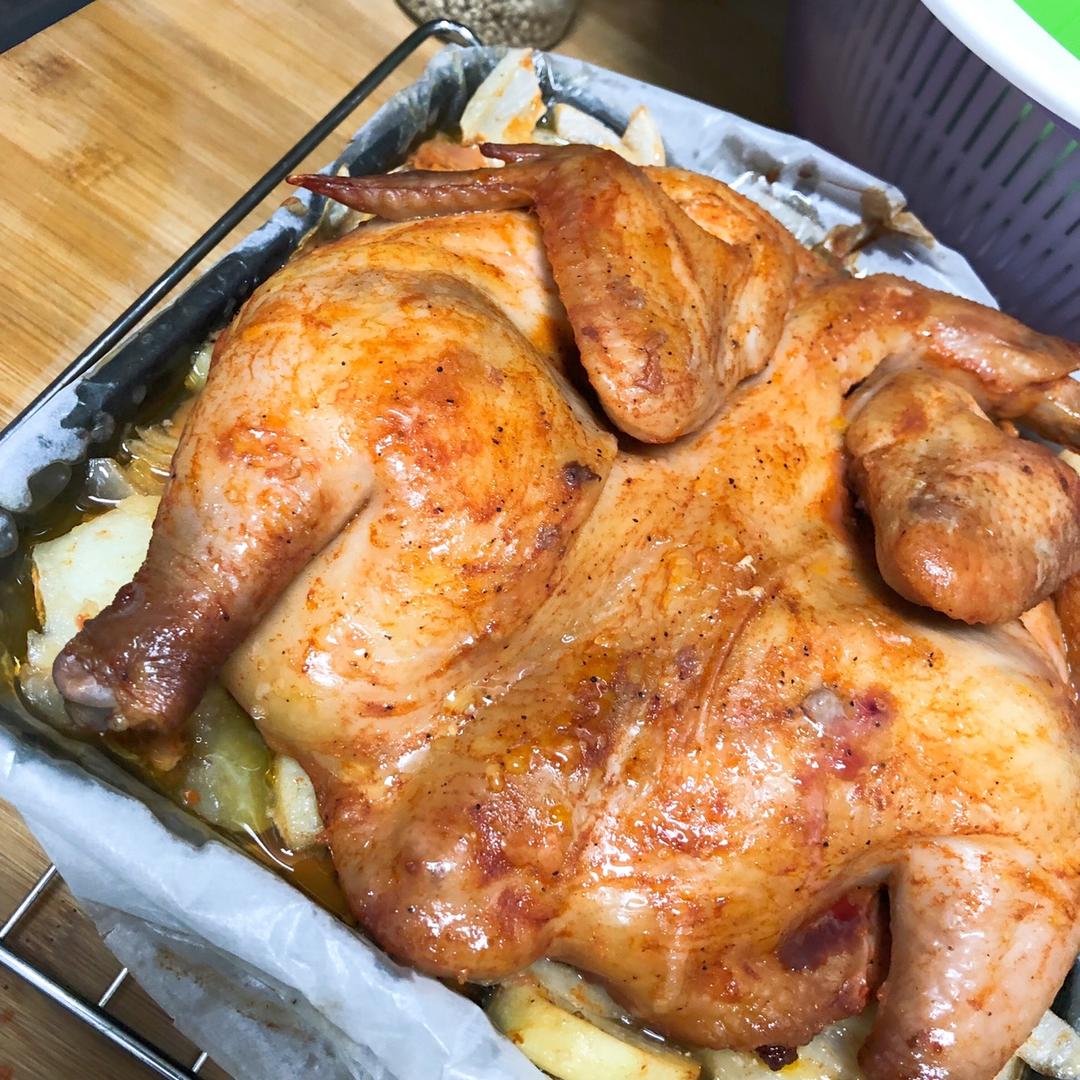 新奥尔良烤鸡腿土豆