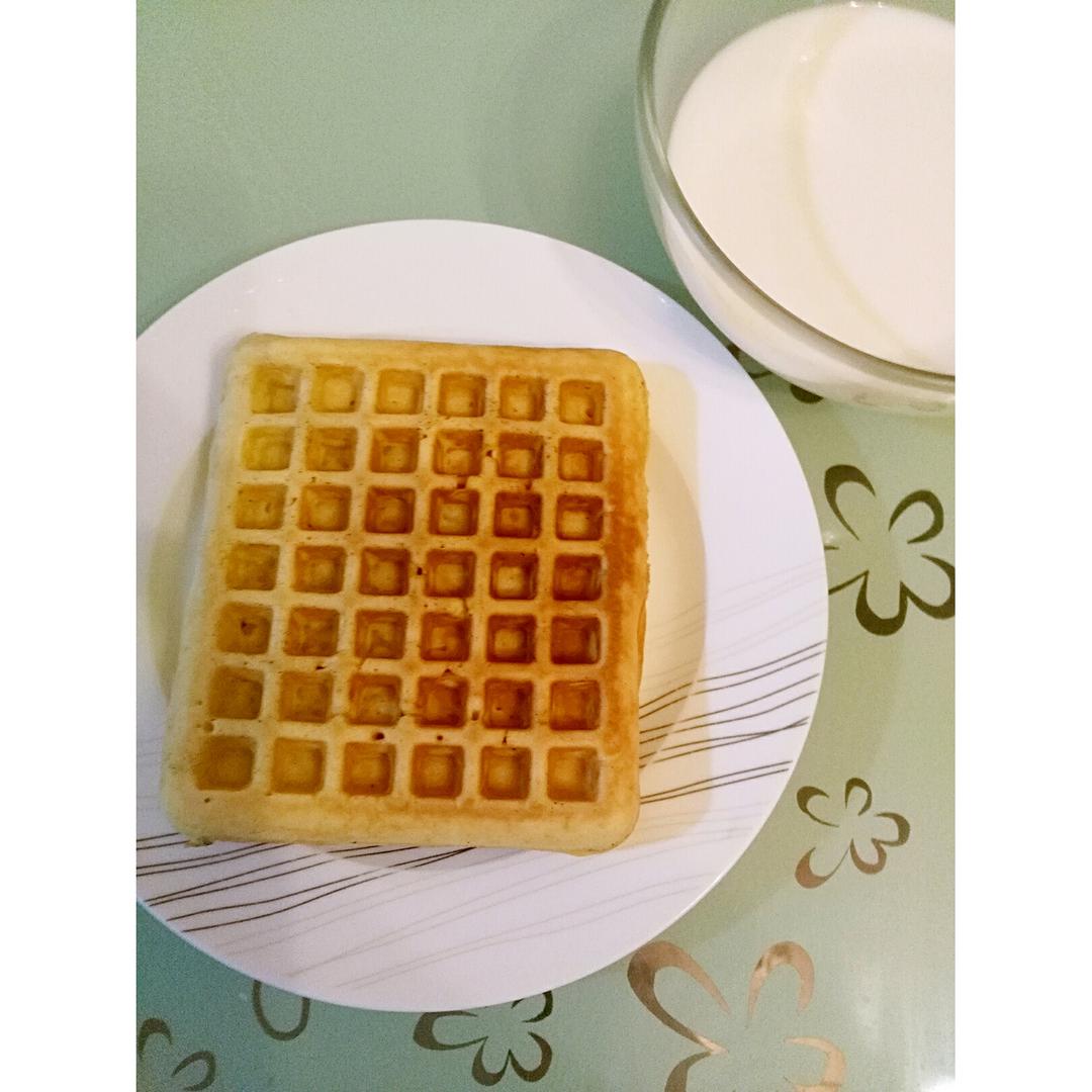 低脂低糖华夫饼。