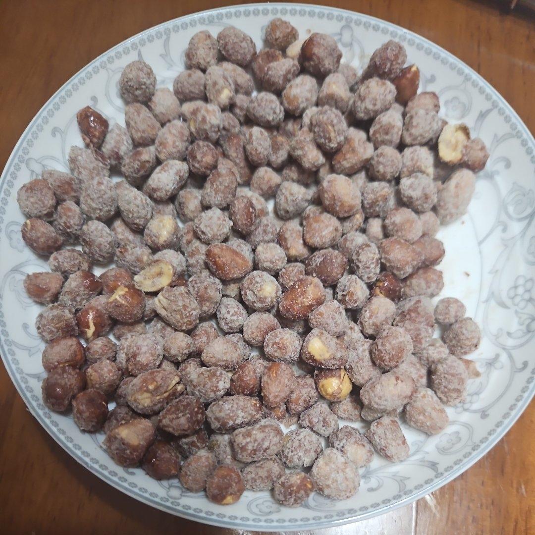 微波炉糖霜花生米