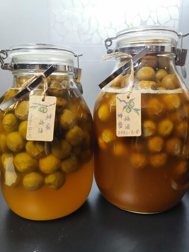 天然发酵---蜂蜜梅酒