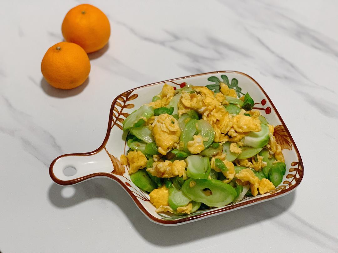 清炒儿菜鸡蛋的做法