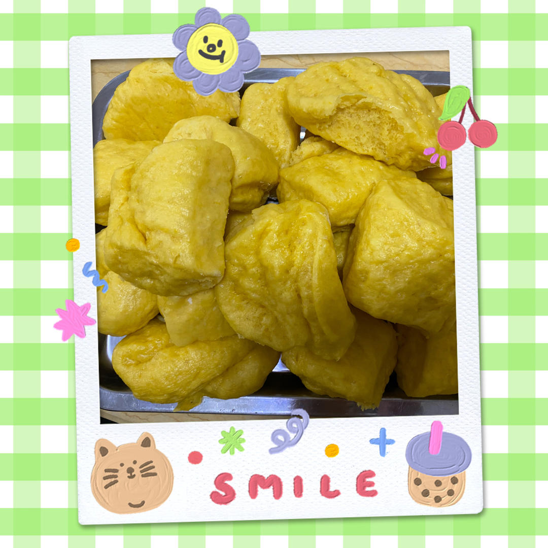 可以给宝宝当辅食的单纯版南瓜馒头，含玫瑰花、刺猬、南瓜造型馒头做法