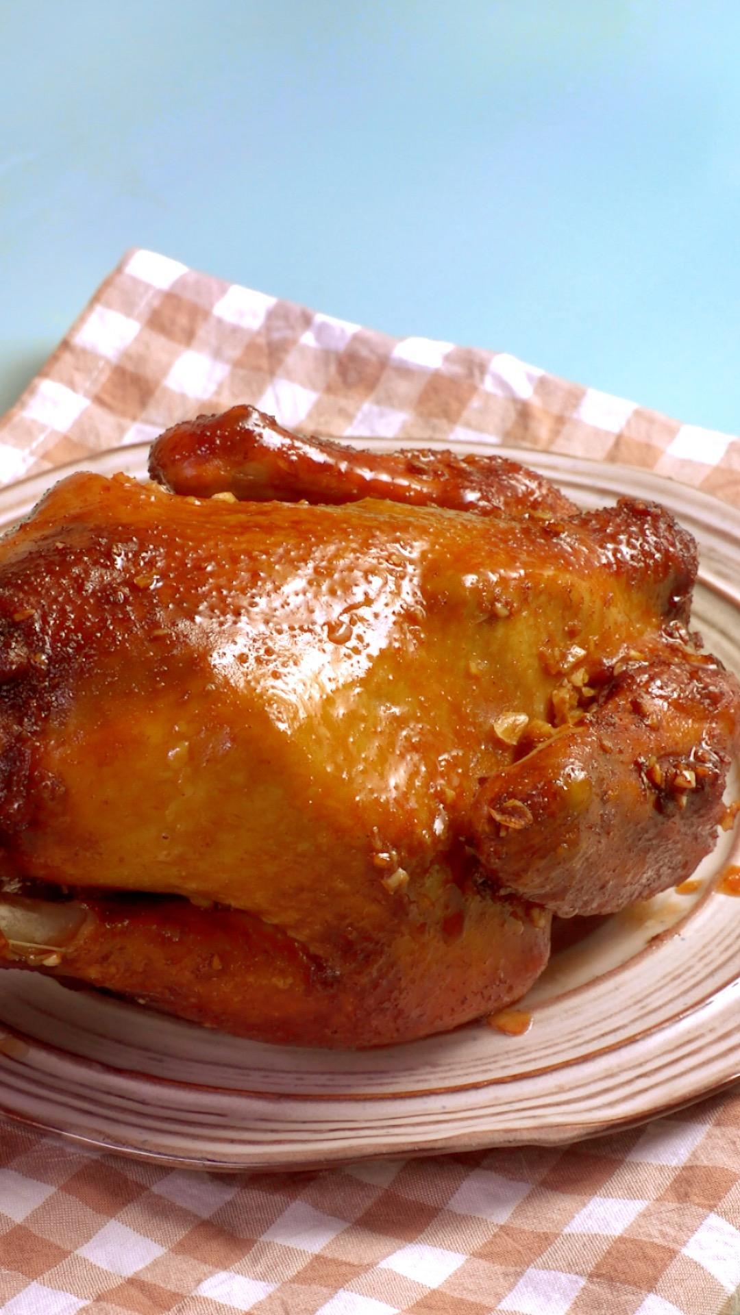 微波炉烤全鸡的做法