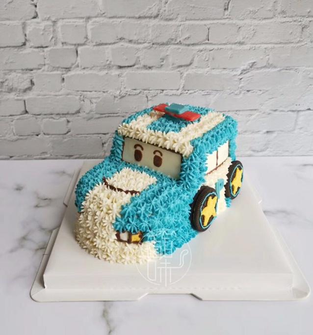 小汽车蛋糕之警车珀利