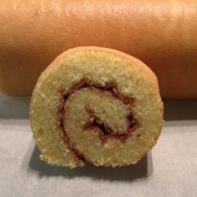 双子座hua-1做的蓝莓瑞士卷