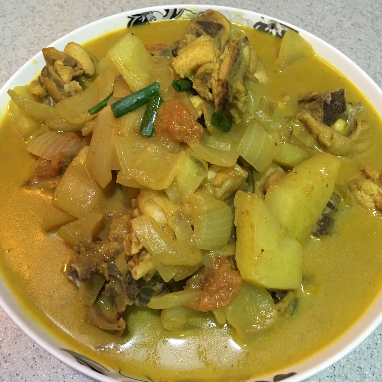 土豆咖哩鸡