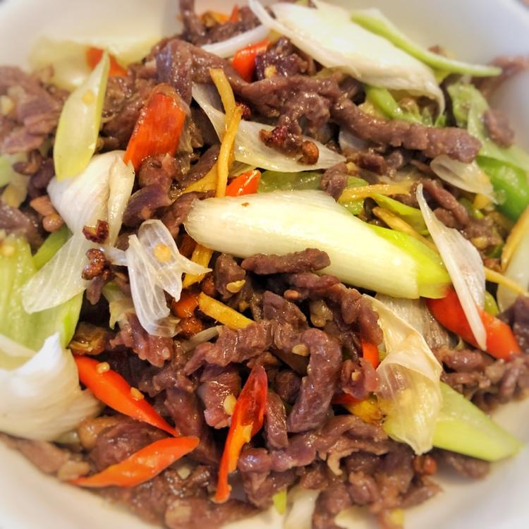 葱爆牛肉丝