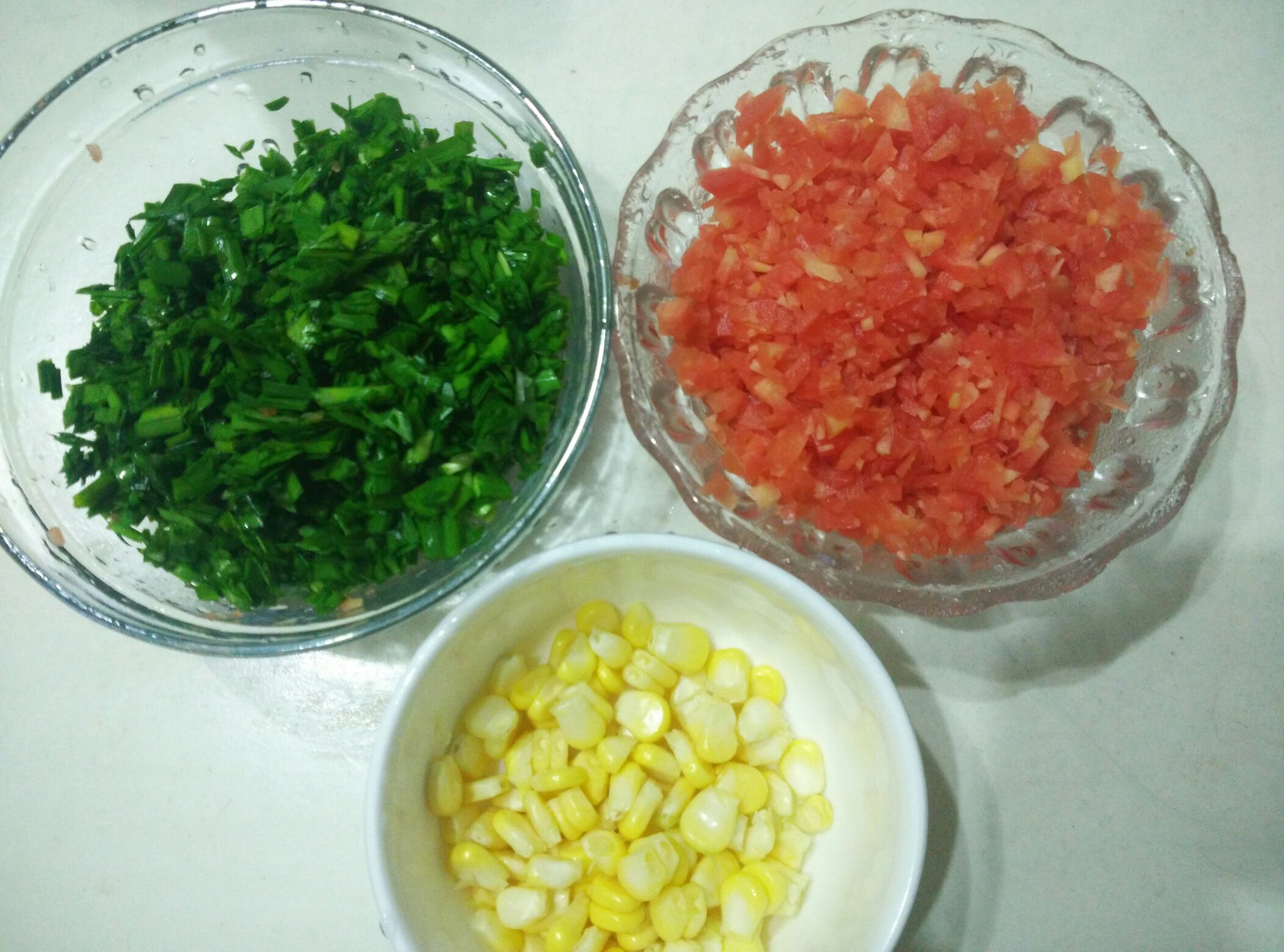 胡萝卜玉米猪肉水饺的做法 步骤1