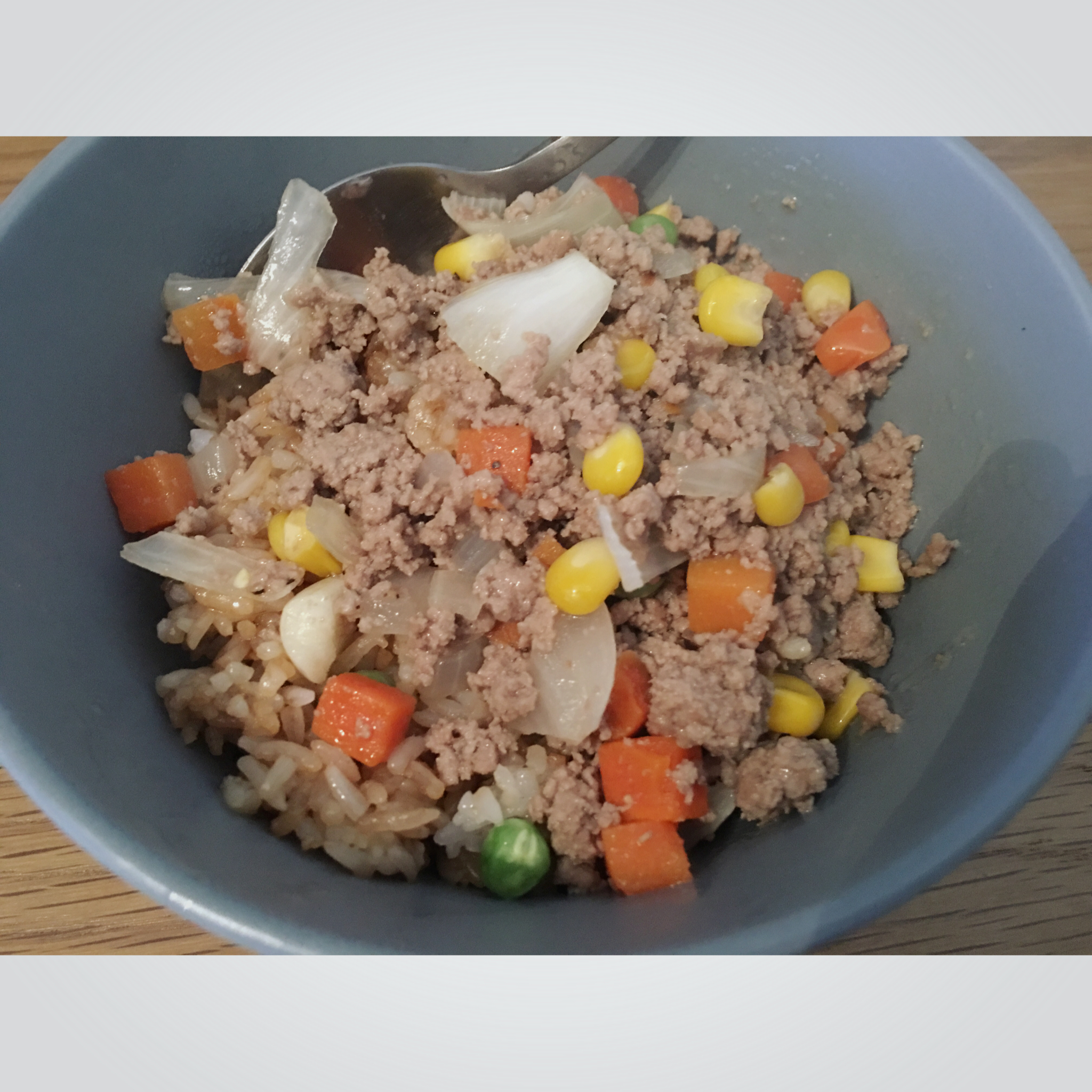 日式干免治牛肉饭