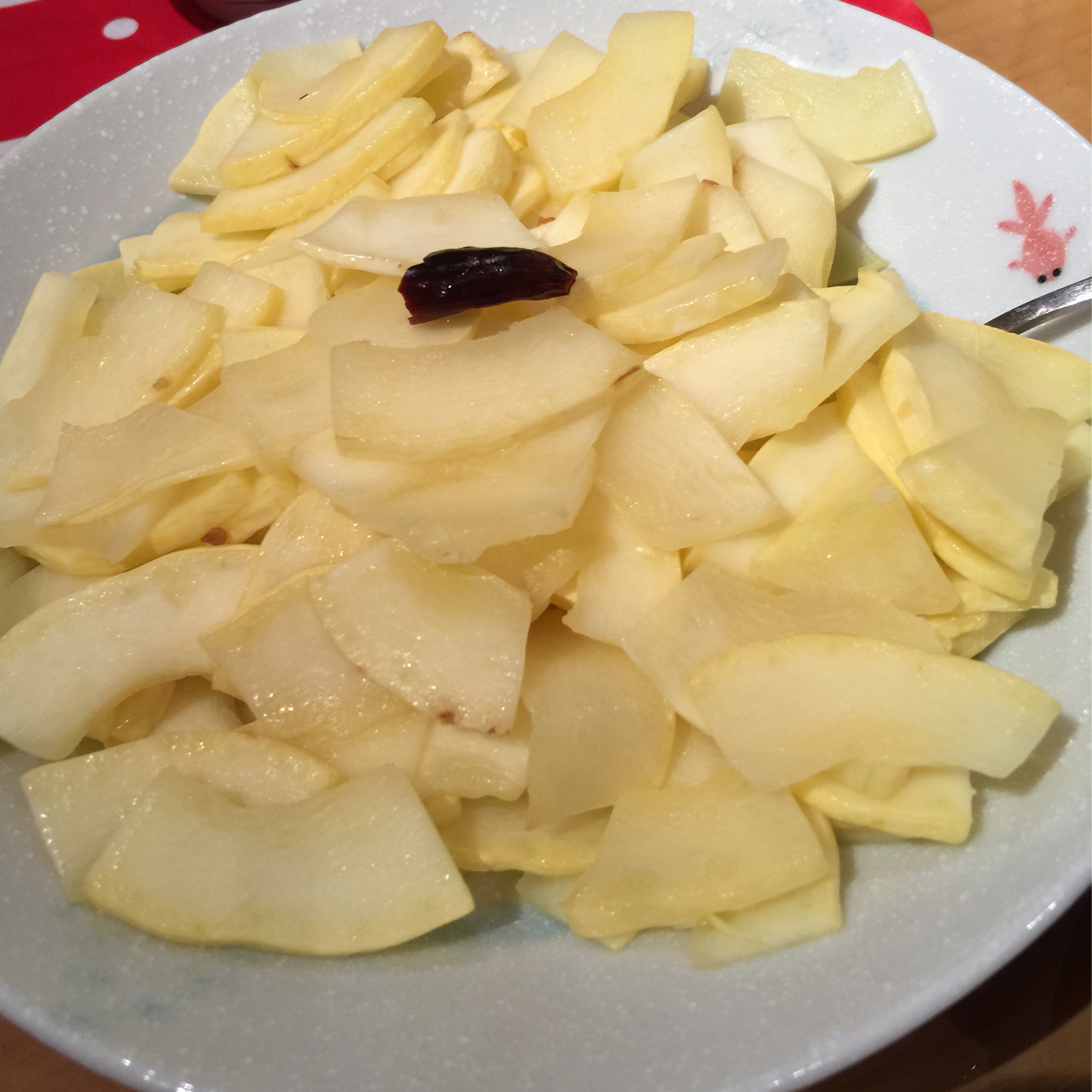 温温飞呀飞做的醋溜笋瓜