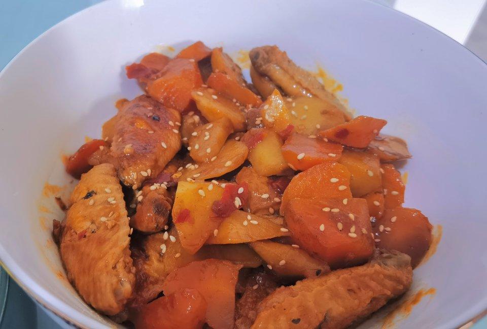 👏追剧下饭菜土豆鸡翅煲🙊一口气三碗饭