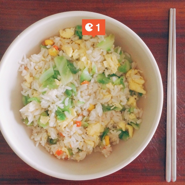 包菜炒饭