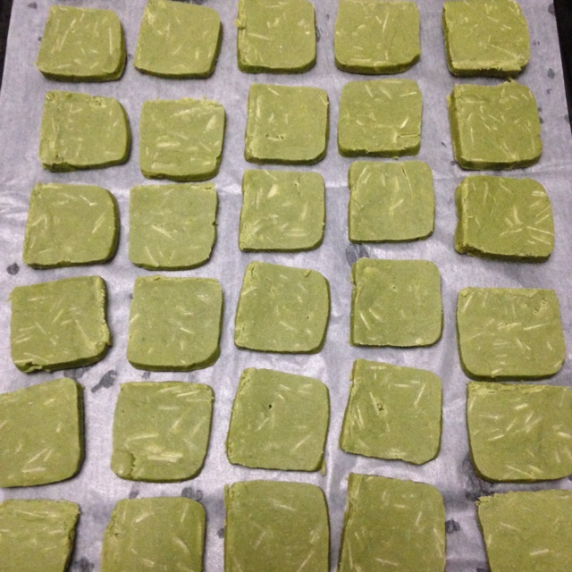 抹茶杏仁饼干