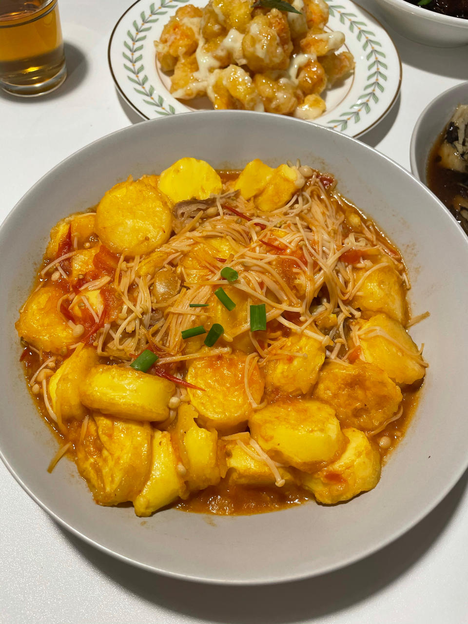 金针菇烧日本豆腐