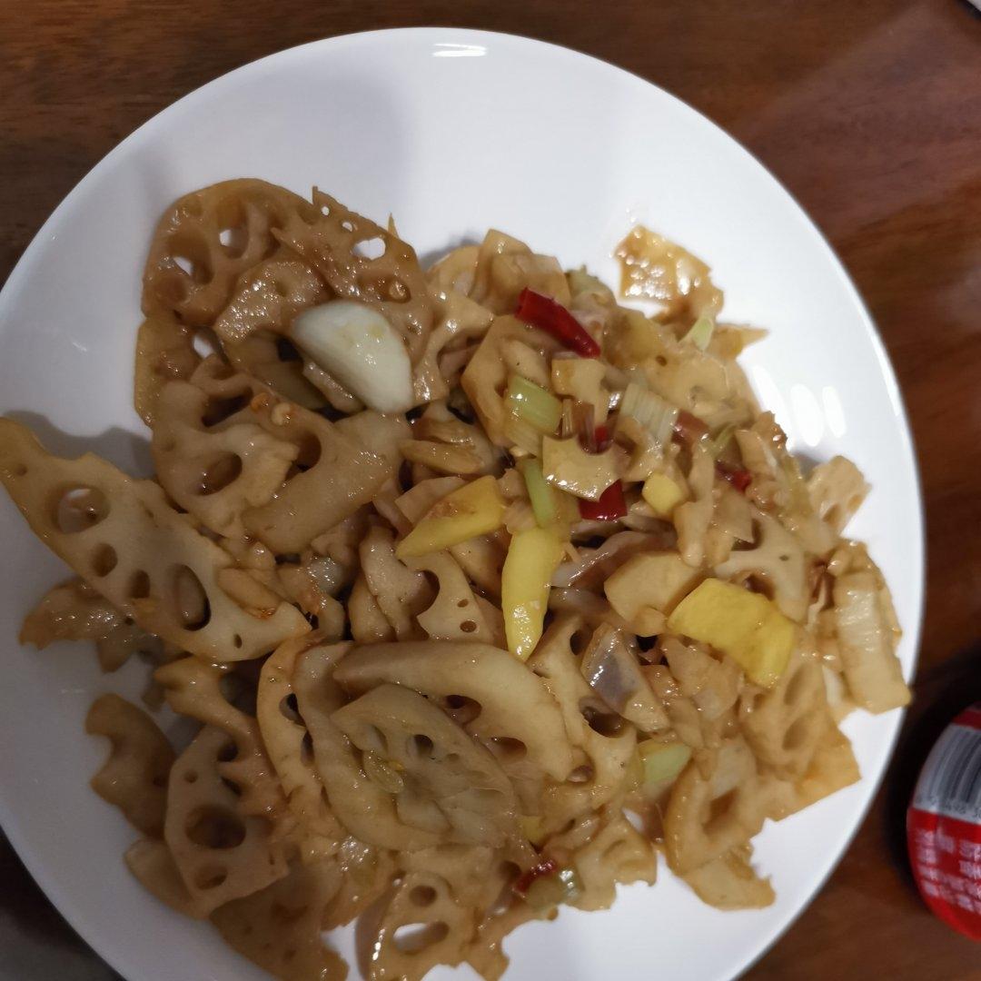 清炒藕片