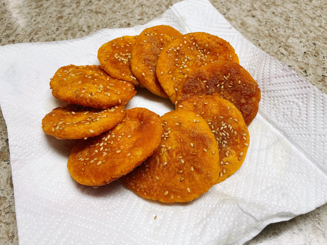 平底锅就能做!香甜软糯的南瓜饼