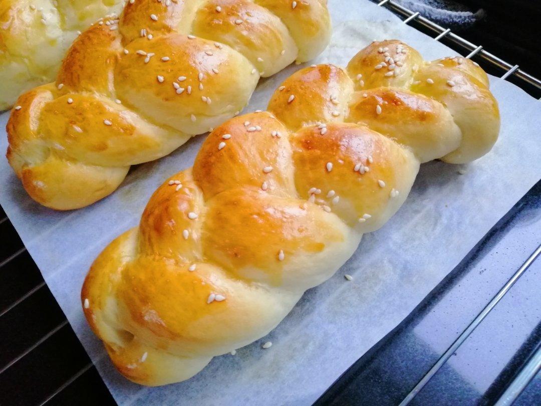 酸奶辫子面包（一次发酵）